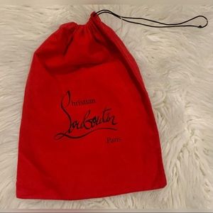 Authentic. Large Christian Louboutin dust bag